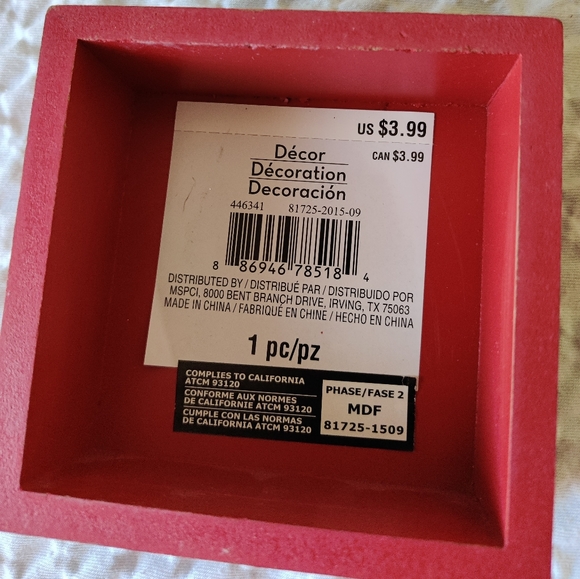 🗺️ Wooden Box Sign Proud Owner of a Rescue Dog - Picture 6 of 7